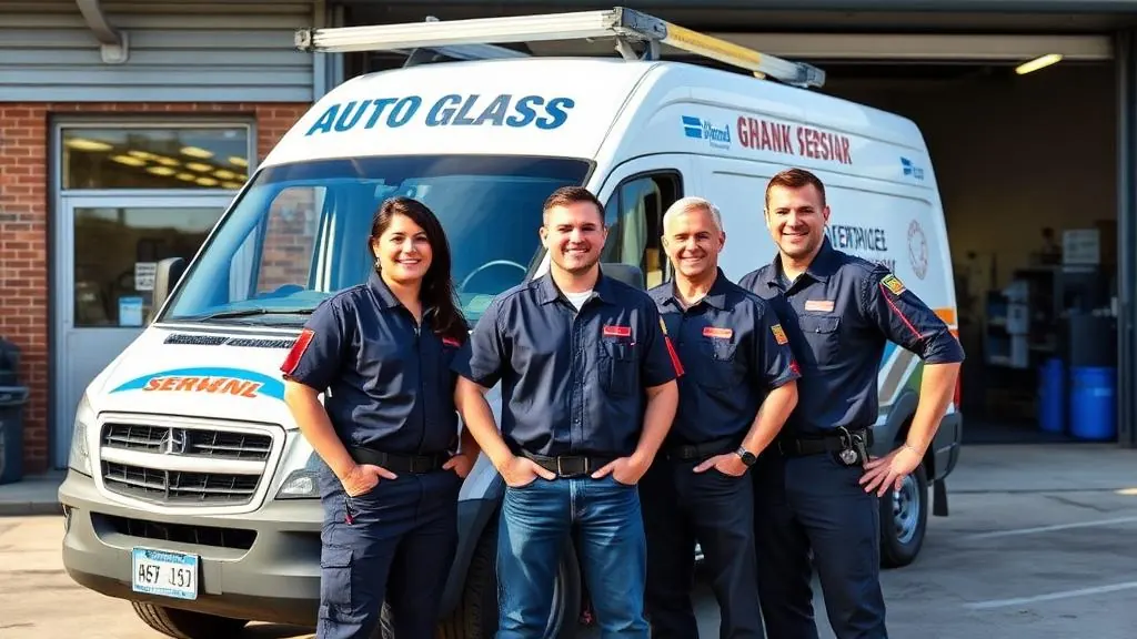 Boise Auto Glass Repair Pros team and service van